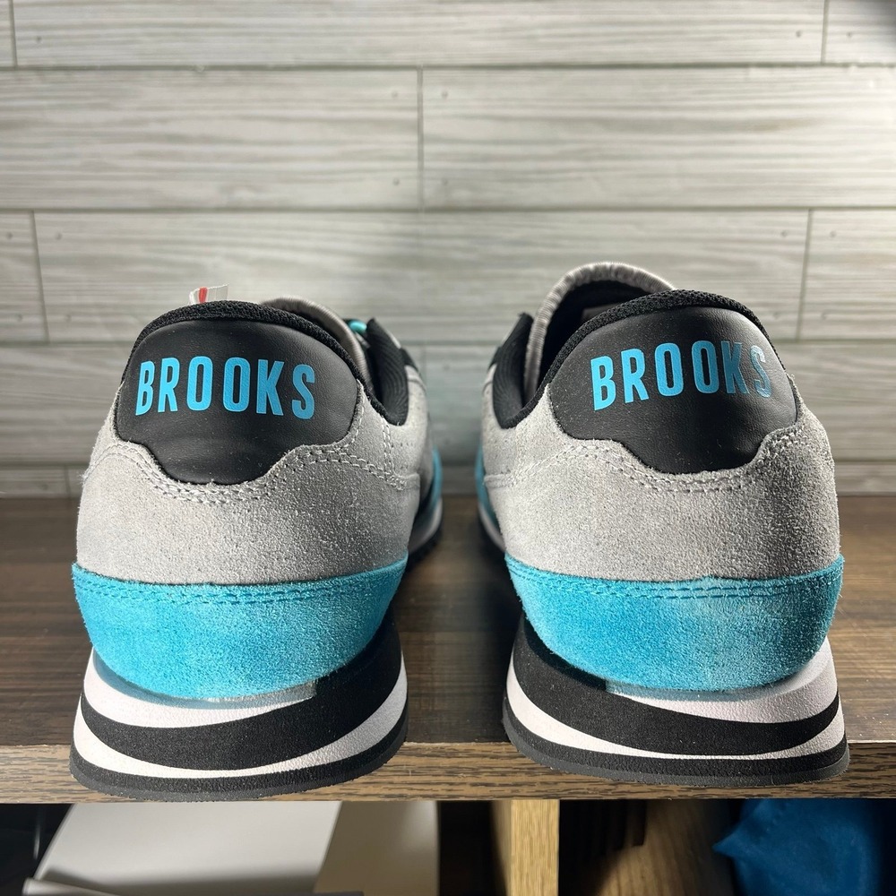 Brooks Heritage Chariot Men's Gray Teal Black Shoes - Men's Size 13 (D) - Picture 8 of 10